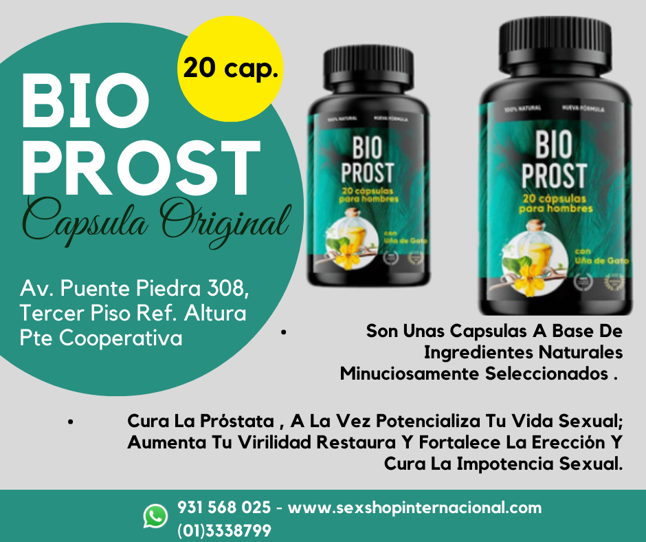 ORIGINAL BIO PROST CON MAS PROTATITISELEVA POTENCIA Y DESARROLLA PENE